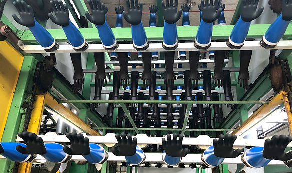 LONG SLEEVE SANDY/FOAM GLOVE PRODUCTION LINE